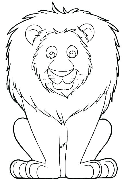 432x637 Coloring Pages A Lion Head Coloring Page Coloring Pages