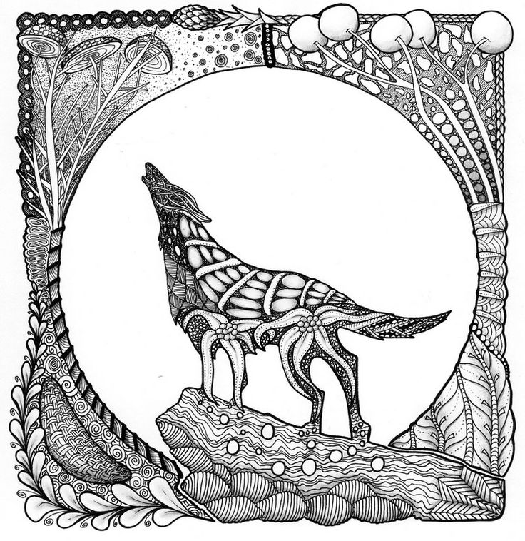 736x758 Wolf Coloring Pages Back To The Index