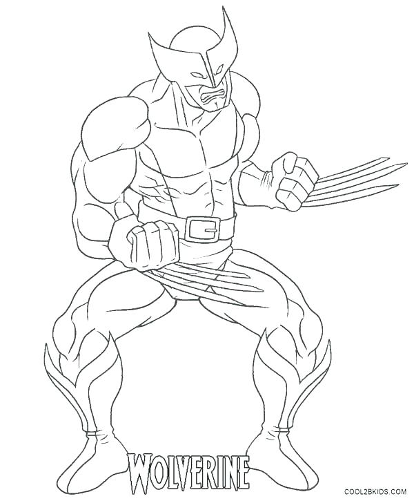 Wolverine Animal Coloring Pages at GetDrawings | Free download
