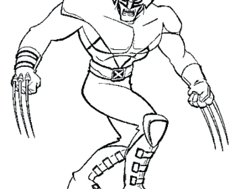 960x768 Wolverine Coloring Pages Free Printable Wolverine Coloring Pages