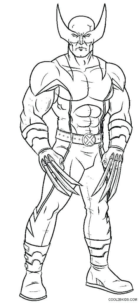 472x1024 Wolverine Coloring Pages Wolverine Coloring Pages Free Printable