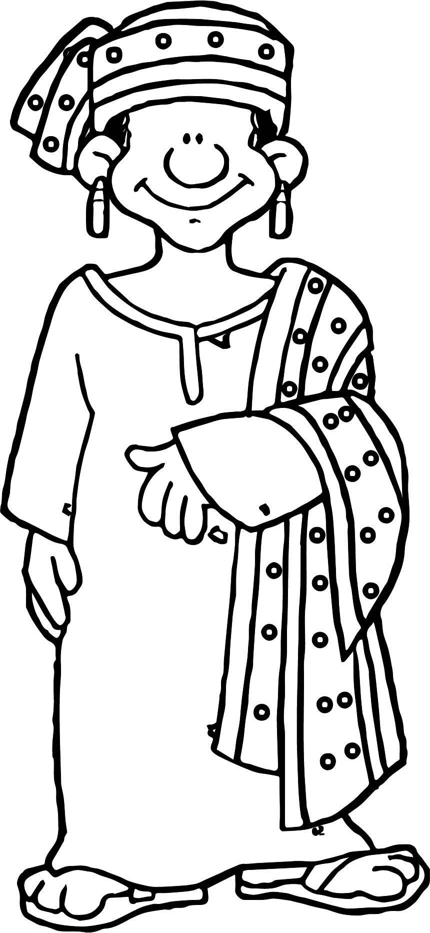 860x1864 Africa Nigeria Woman Coloring Page Wecoloringpage