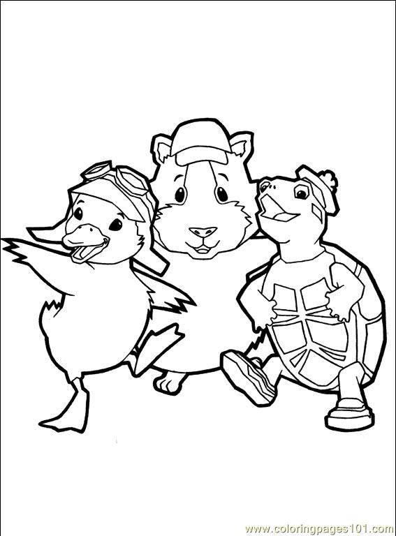 567x768 Wonder Pets Coloring Page