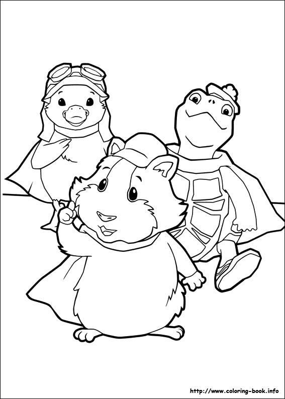 567x794 Wonder Pets Coloring Pages On Book Info Pictures To Print