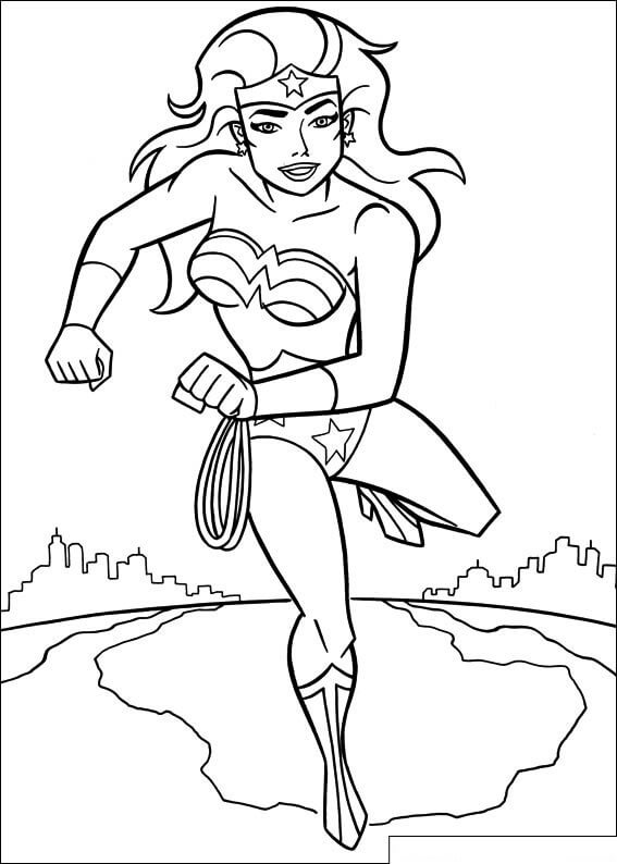 567x794 Wonder Woman Coloring Pages Coloring Pages For Kids