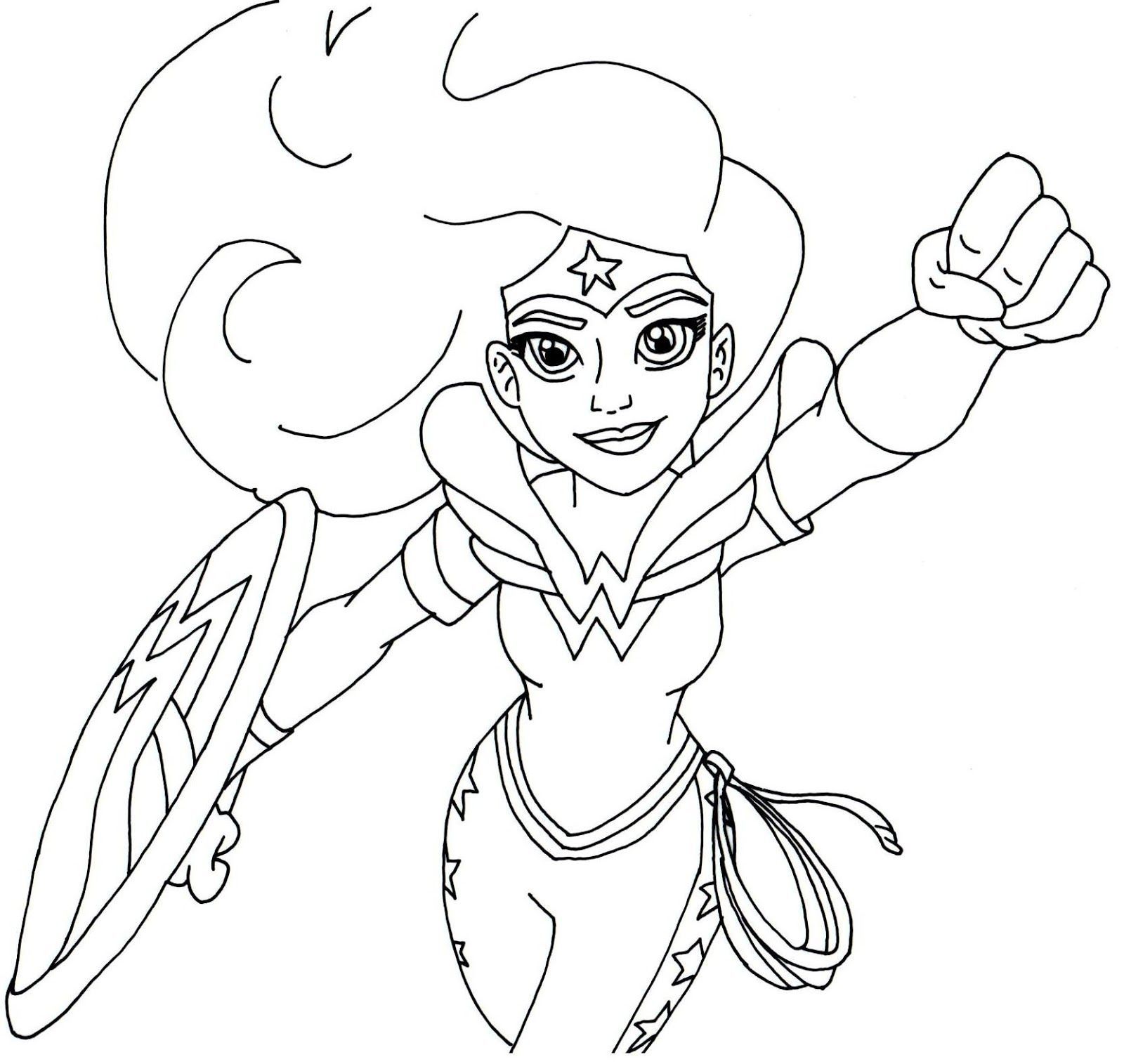 1600x1515 Free Printable Super Hero High Coloring Page For Wonder Woman More