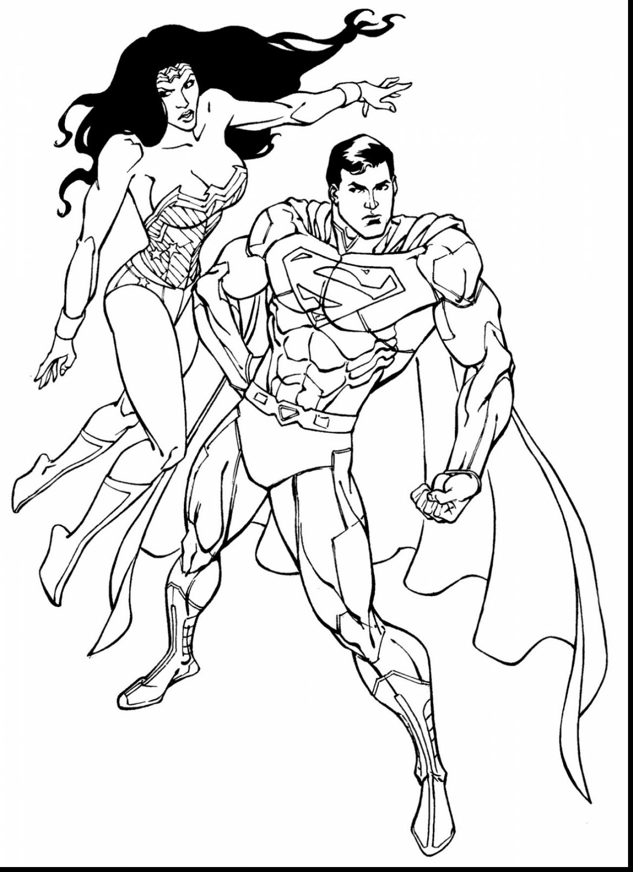 1277x1760 Wonder Woman Coloring Page Free Printable Superhero Pages Adult