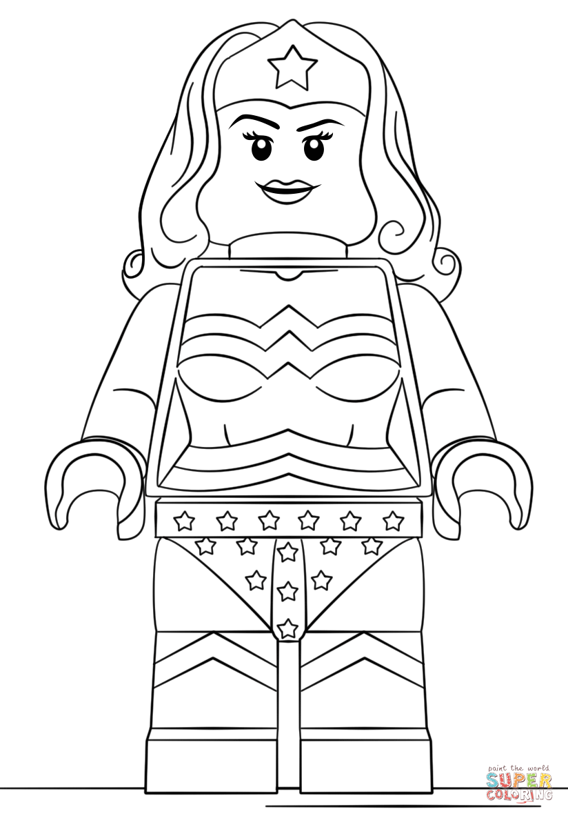 824x1186 Click The Lego Wonder Woman Coloring Pages To View Printable