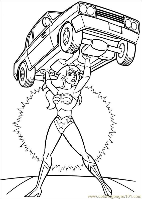 567x794 Wonder Woman Coloring Pages
