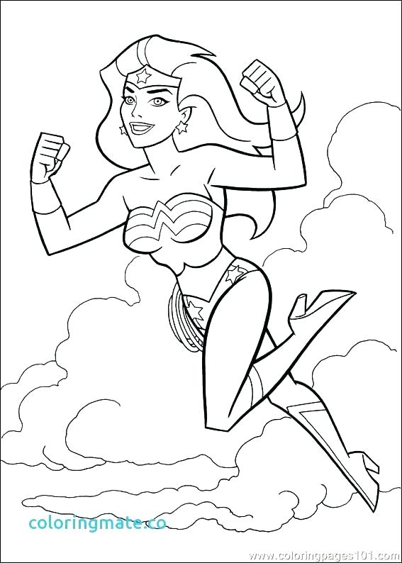 567x794 Wonderwoman Coloring Pages