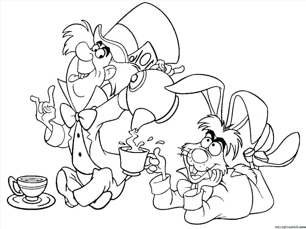 The best free Wonderland coloring page images. Download from 833 free ...