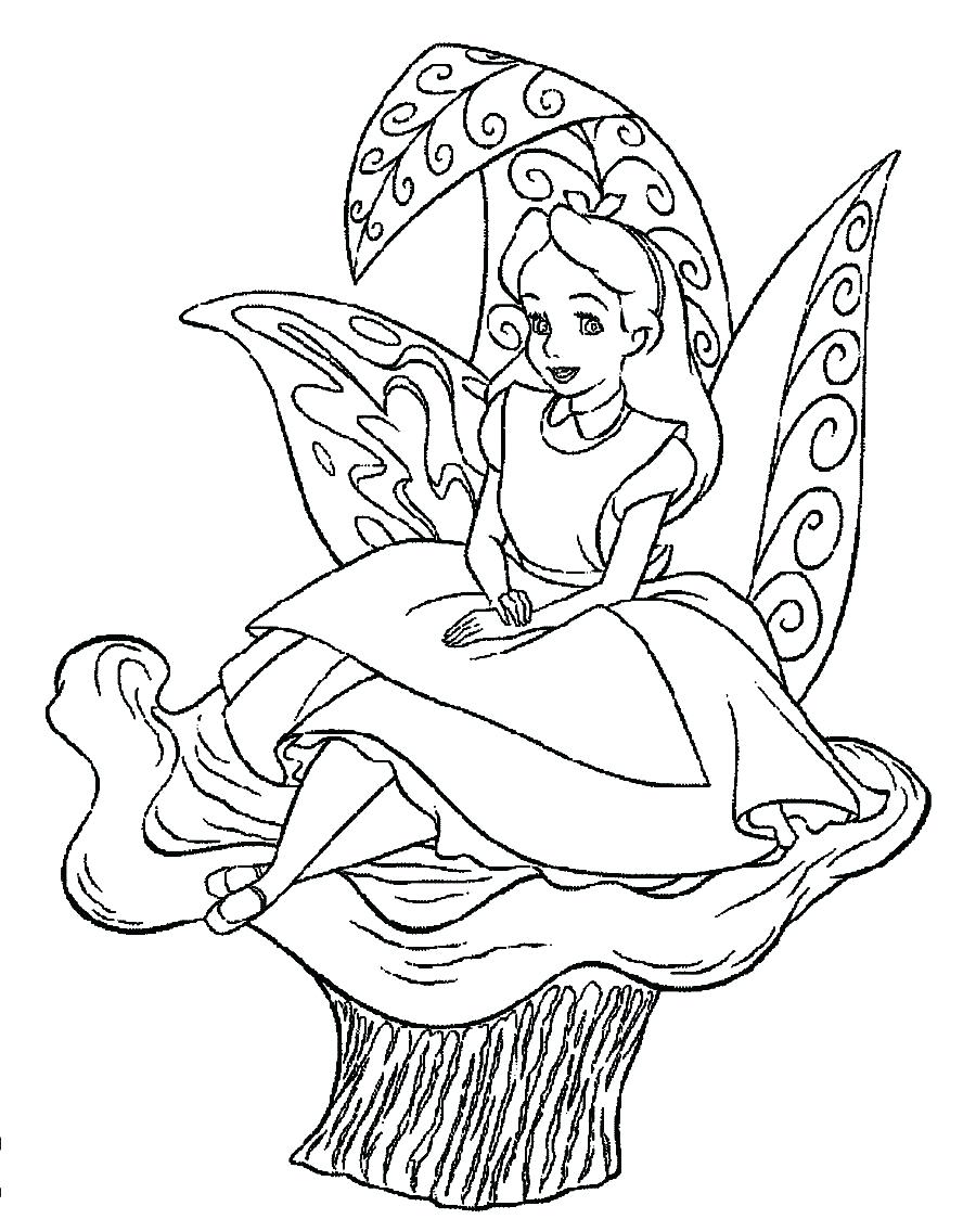 900x1136 Coloring Pages Alice In Wonderland Coloring Pages Simple