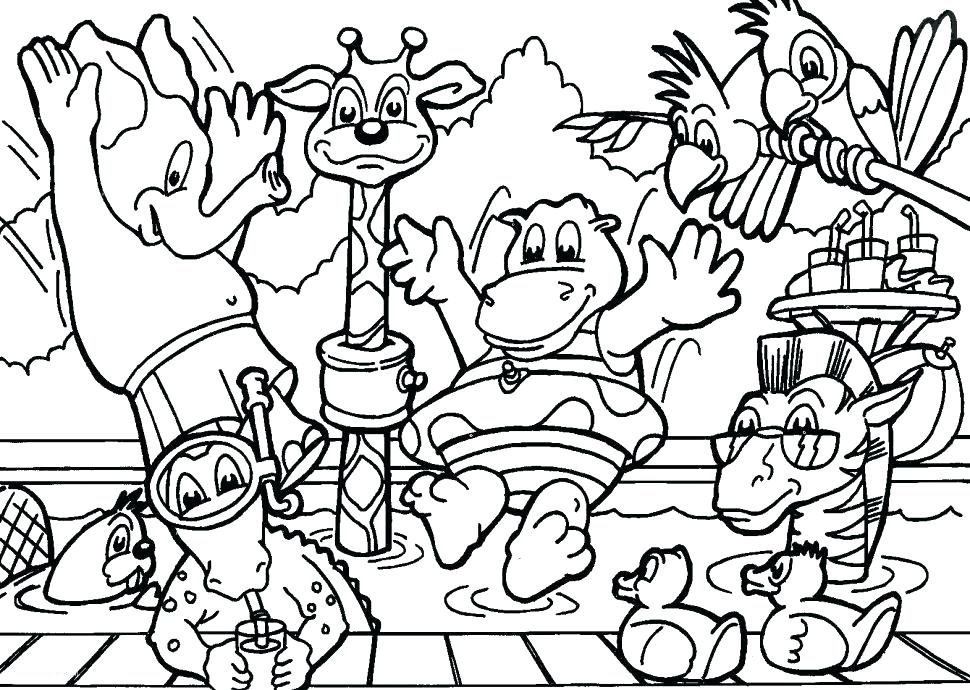 970x690 Woodland Animals Coloring Pages Coloring Book Pages Animals
