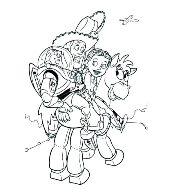 600x650 Woody Coloring Page Toy Story Coloring Book Plus Toy Story