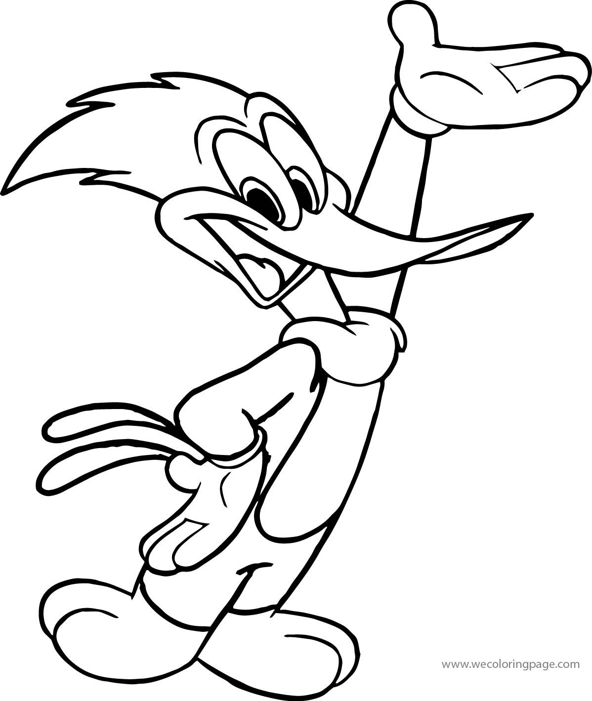 1198x1419 Woody Woodpecker Coloring Pages Woody Woodpecker And Woodpeckers