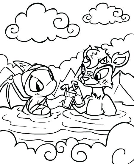 450x550 Neopets Coloring Pages Free Coloring Page Coloring Pages