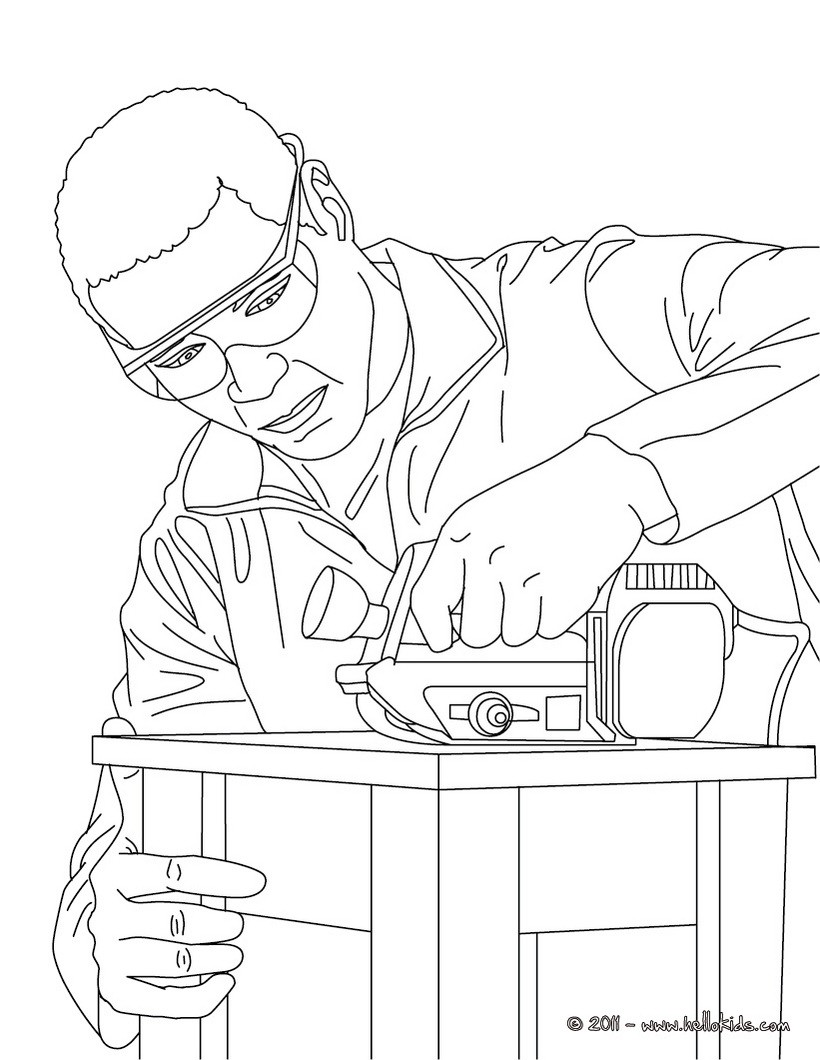 820x1060 Carpenter Saws Wood Coloring Pages