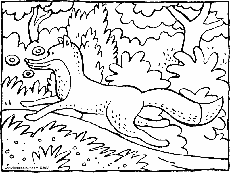 800x602 The Woods Colouring Pages