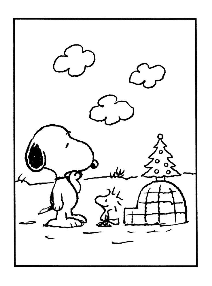 736x992 Snoopy And Woodstock Adult And Children's Coloring Pages S