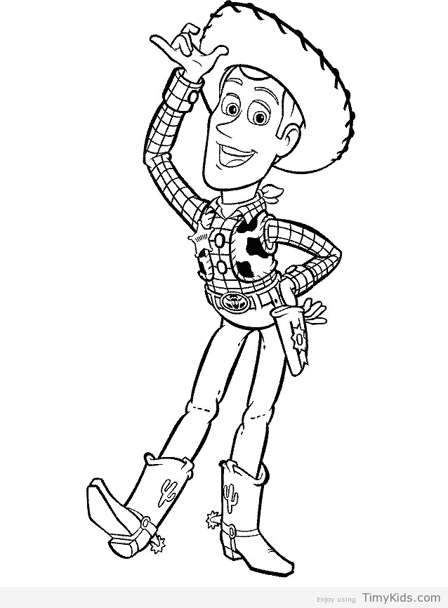 638x866 Woody Coloring Pages Timykids