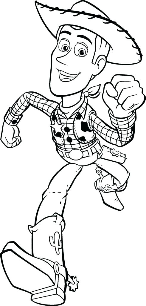 490x1024 Printable Toy Story Coloring Pages Woody Coloring Pages Printable