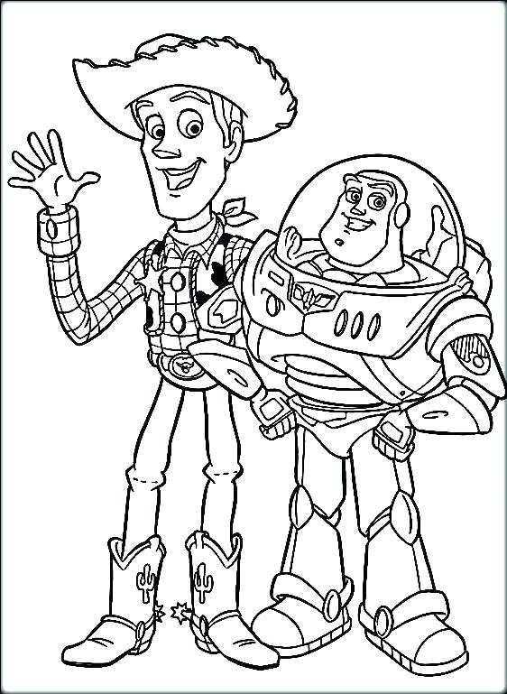 562x769 Toy Story Color Pages Buzz Coloring Page Toy Story Color Pages