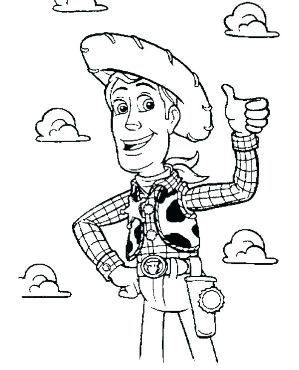 600x742 Toy Story Coloring Pages Printable Great Free Toy Story Coloring