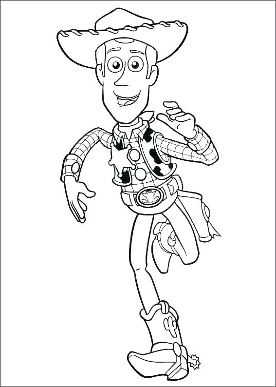 567x794 Toy Story Coloring Sheet