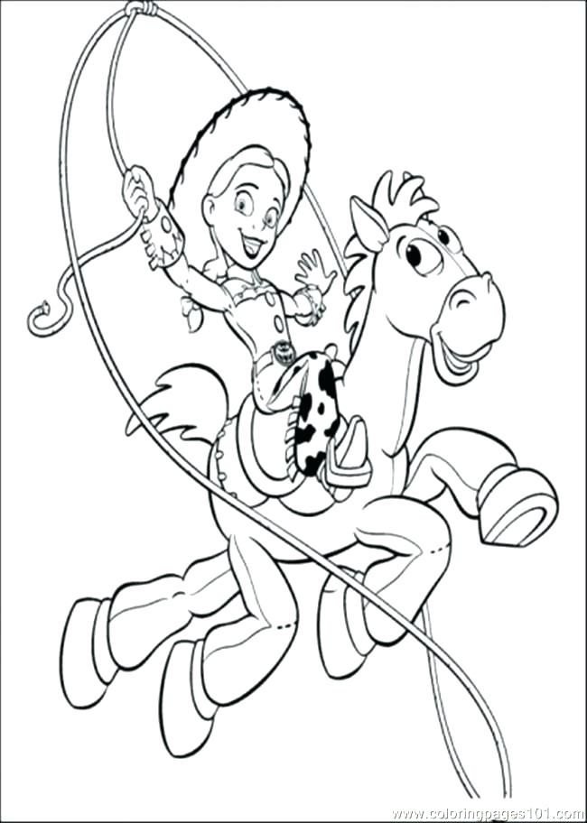 650x912 Woody Toy Story Coloring Pages Prt Toy Story Woody And Jessie