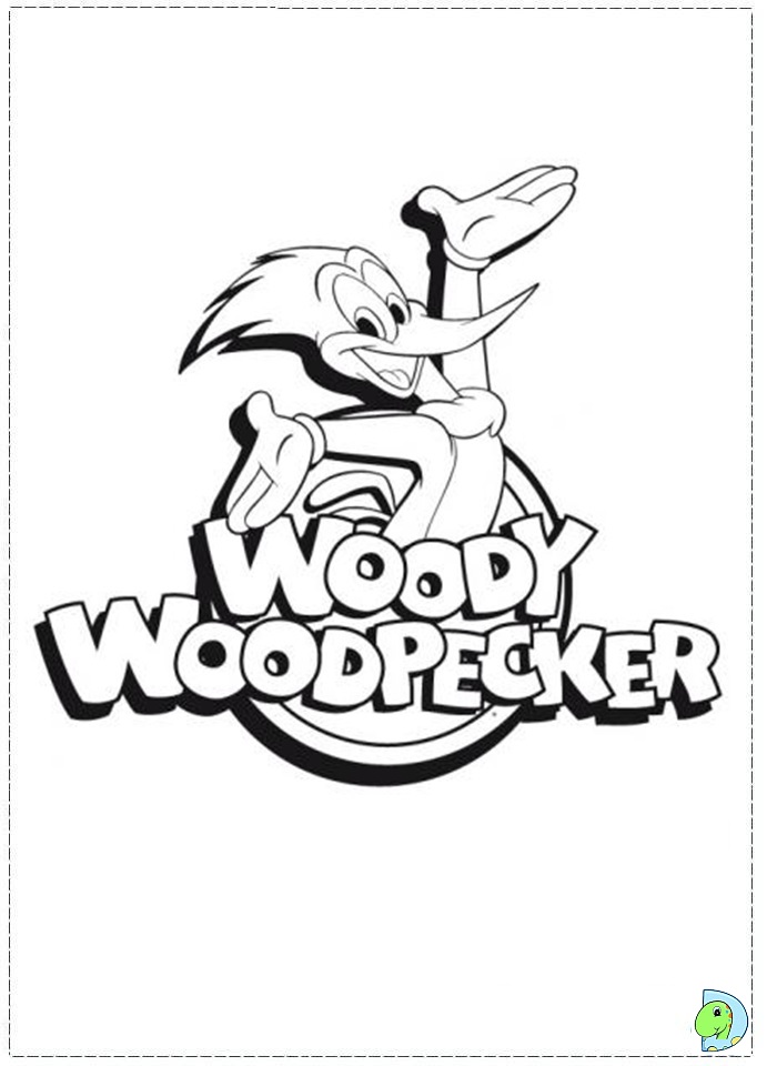 691x960 Woody Woodpecker Coloring Pages