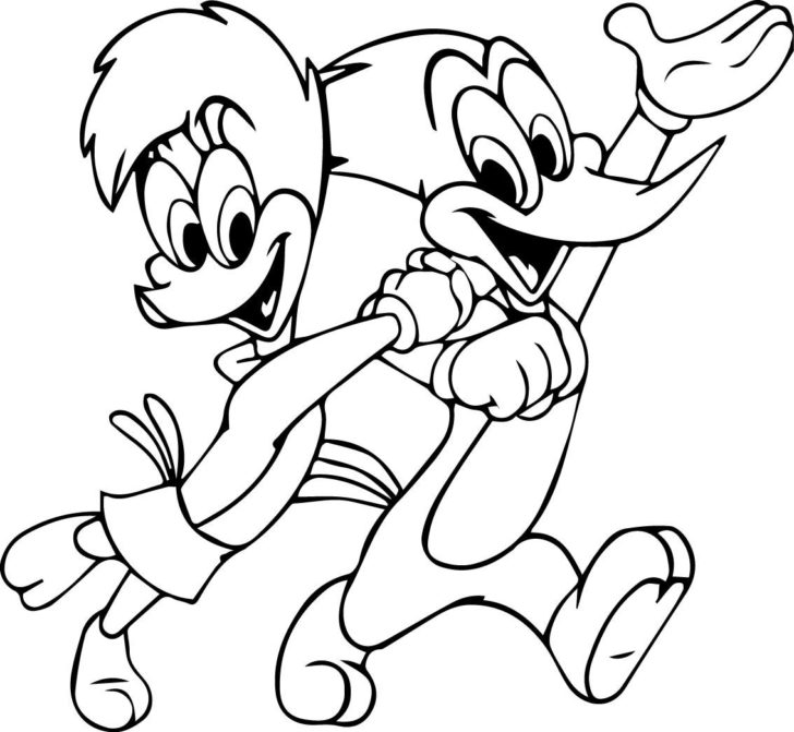 728x671 Woody Woodpecker Coloring Pages Coloring Pages Kids