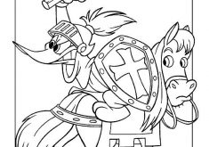 235x165 Woody Woodpecker Coloring Page