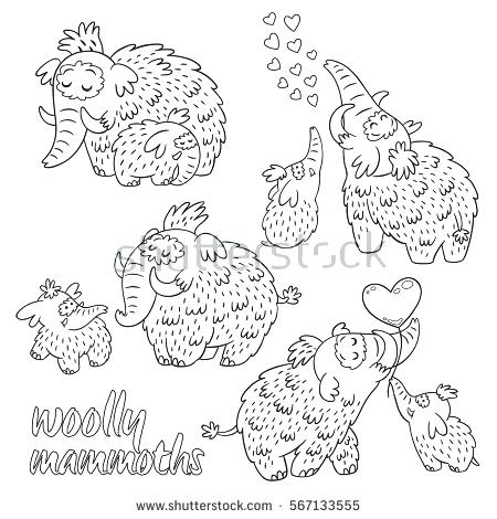 450x470 Wooly Mammoth Colouring Pages Mammoth Coloring Page Maze Coloring