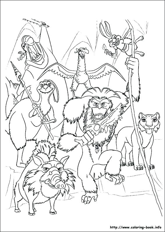 567x794 Wooly Mammoth Coloring Page