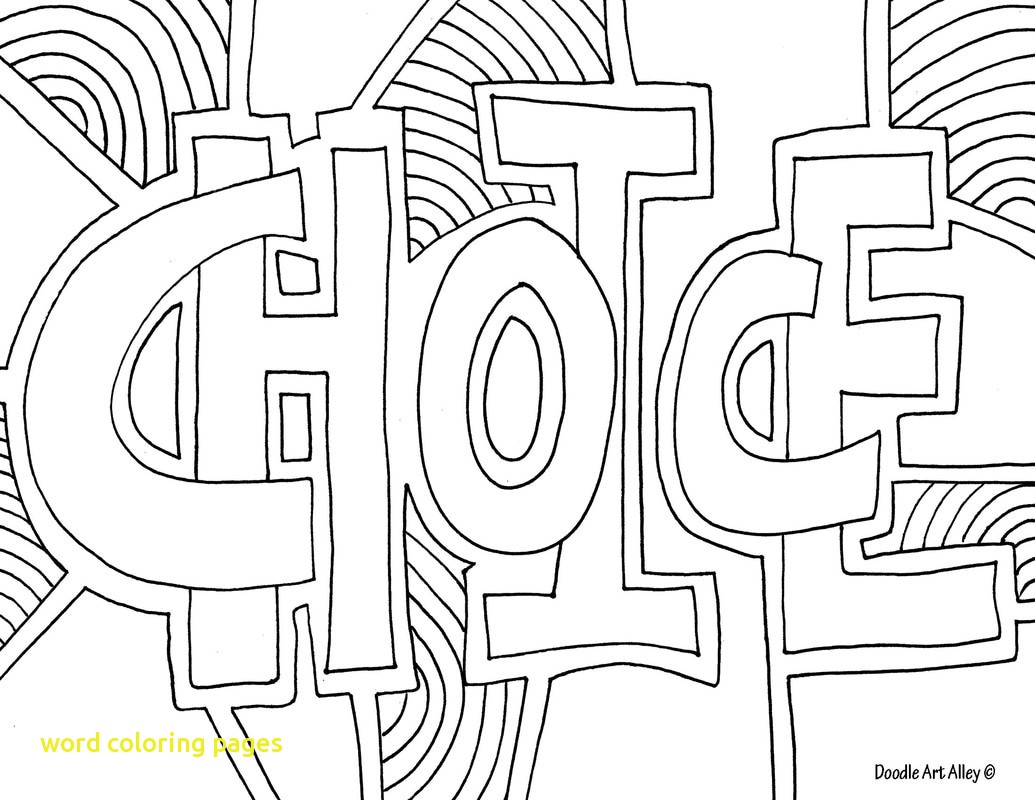 1035x800 Word Coloring Pages With Word Coloring Pages Doodle Art Alley