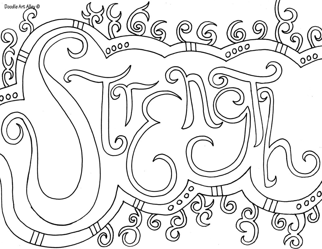 1035x800 Advice Inspirational Word Coloring Pages Doodl