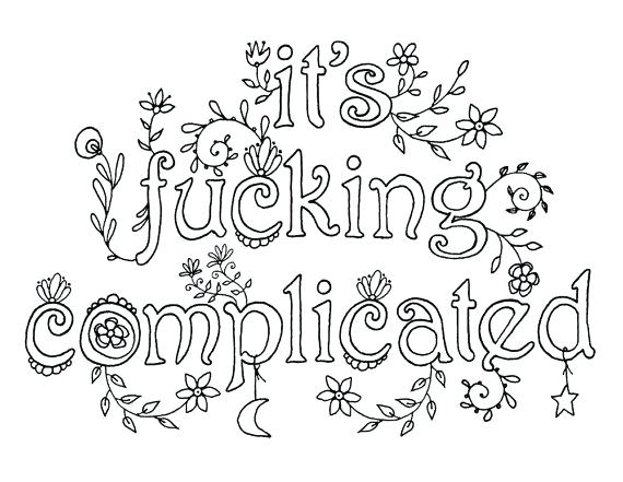 570x441 Swear Word Coloring Pages Free