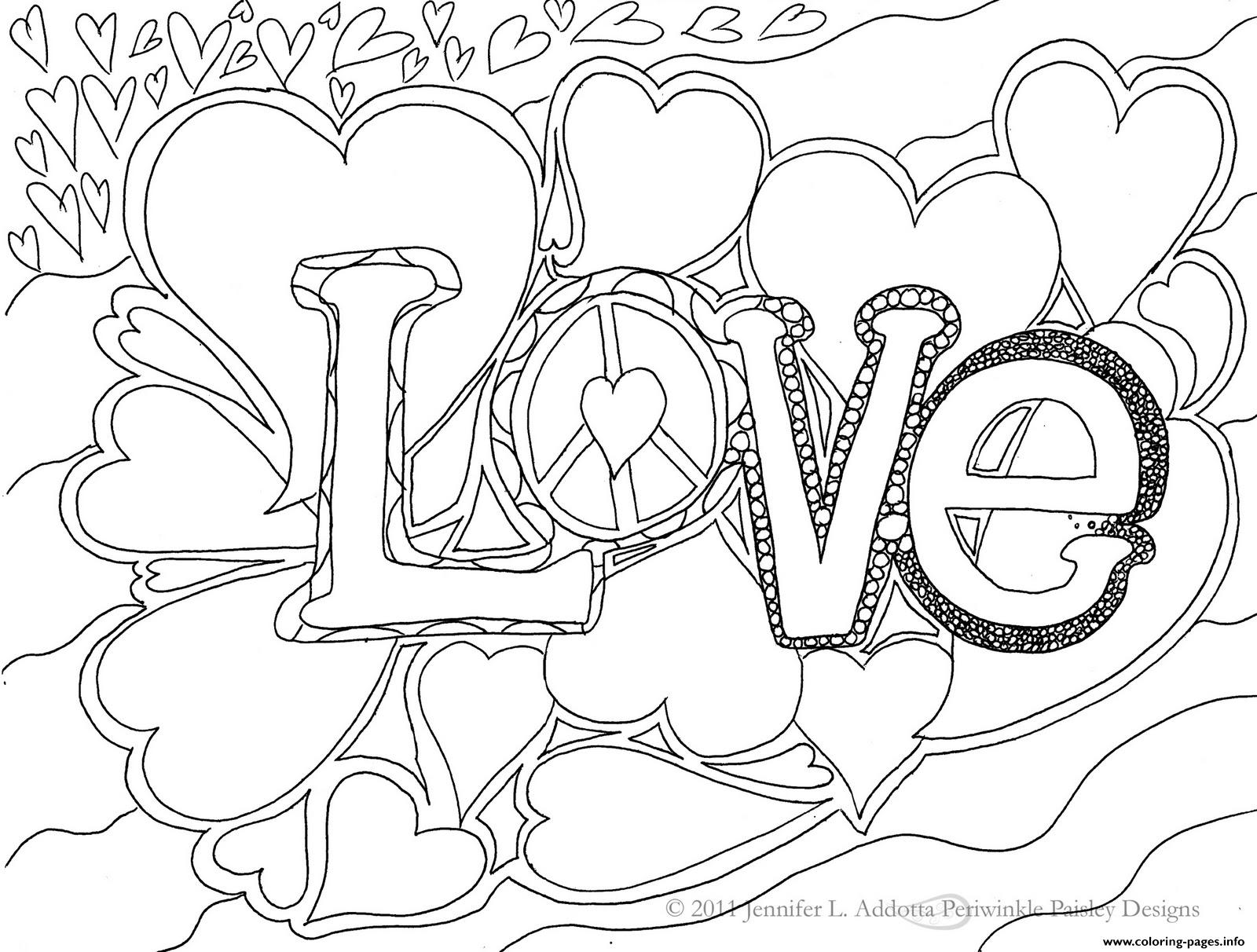 1600x1212 Love Word Coloring Pages Printable