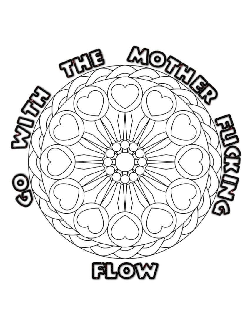 850x1100 Swear Word Coloring Pages Etsy, Adult Coloring And Coloring Books