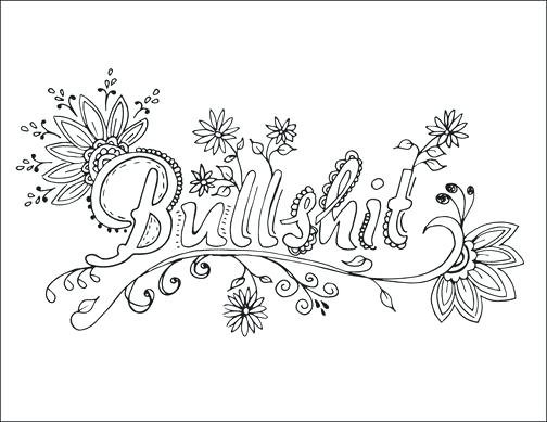 504x389 Printable Curse Word Coloring Pages Vanda