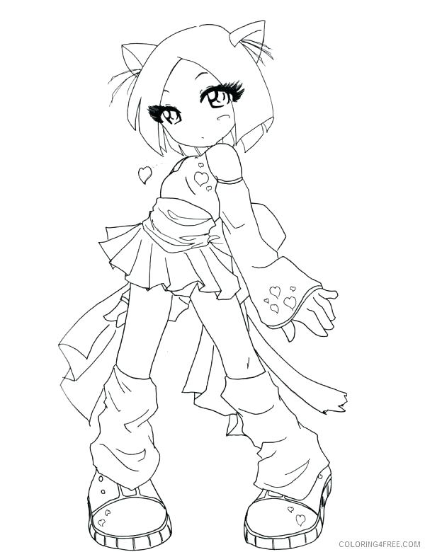 600x780 Girl Coloring Page