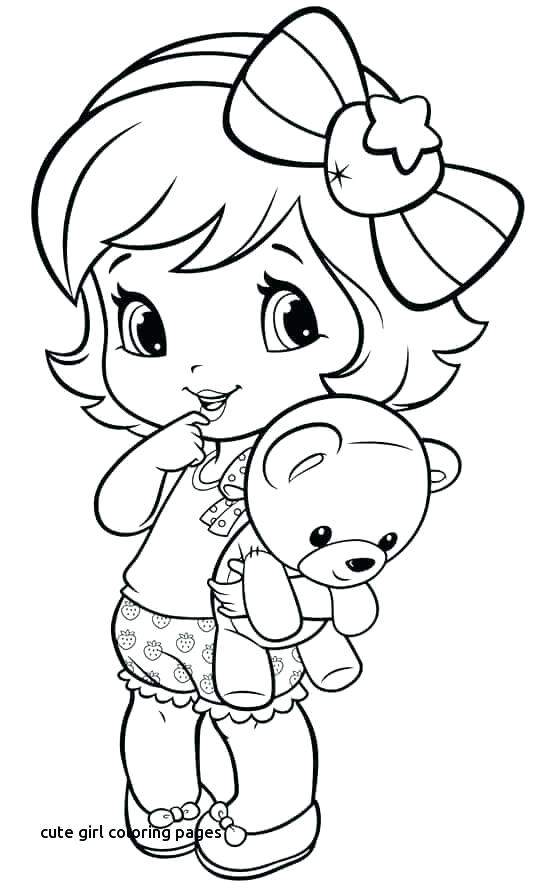 552x883 Cute Girl Coloring Pages Coloring Pages Little Girl For Cute Girl