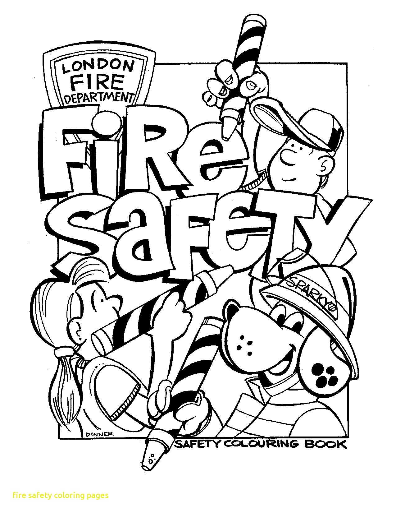 1275x1650 Fire Safety Word Search Coloring Page