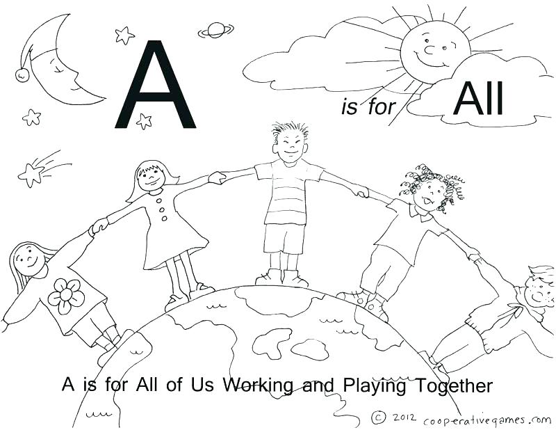 800x618 A Coloring Pages Coloring Pages Letters Nice Ideas The Letter