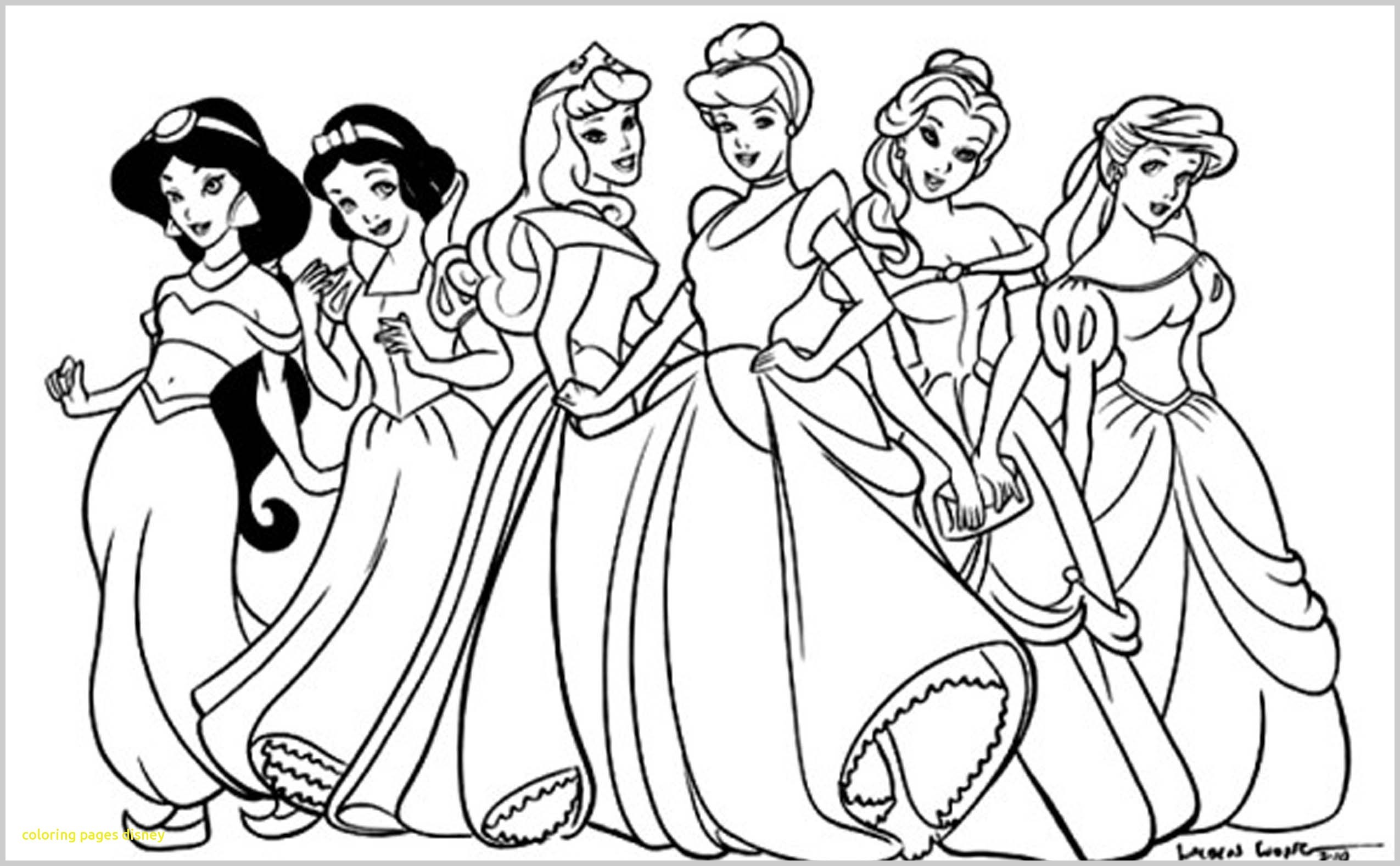 2550x1577 Extraordinary Coloring Pages Disney Princesses Together
