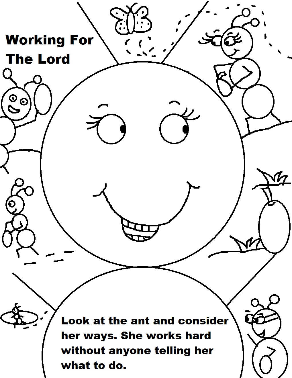 1019x1319 Labor Day Ant Working Coloring Page Coloring Pages
