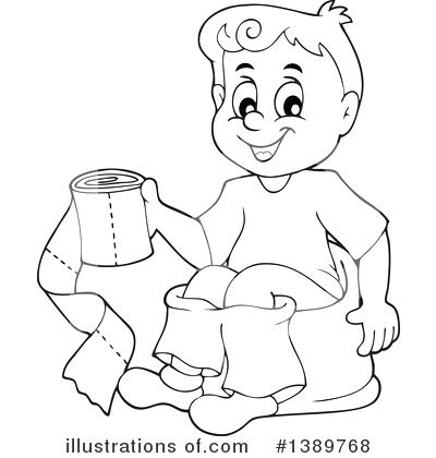 400x420 Potty Training Coloring Pages Potty Training Illustration