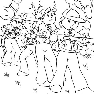 300x300 Boy Scouts Core Value Health And Fitness Coloring Pages Best