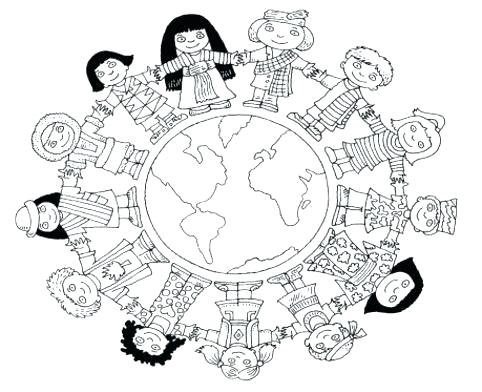 482x392 Childrens Coloring Pages Children Of The World Coloring Pages