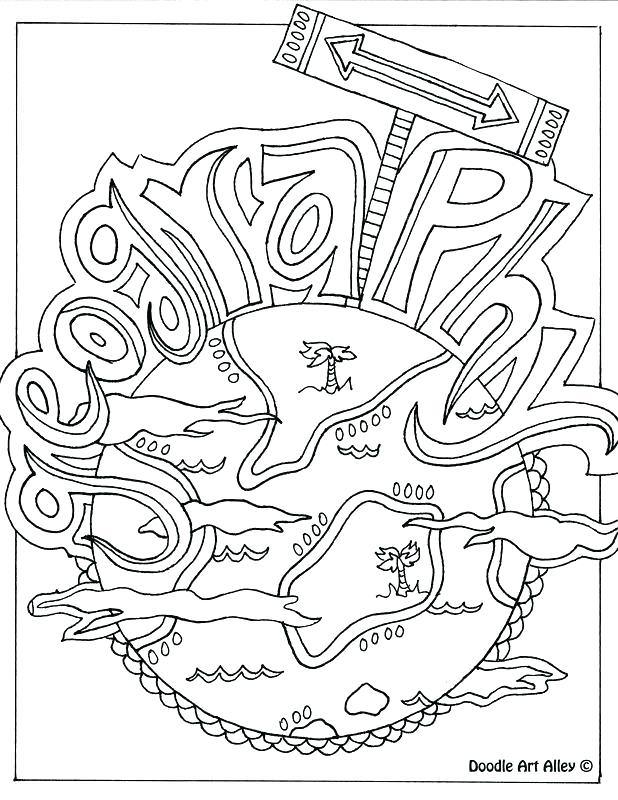 618x800 World Geography Coloring Sheets